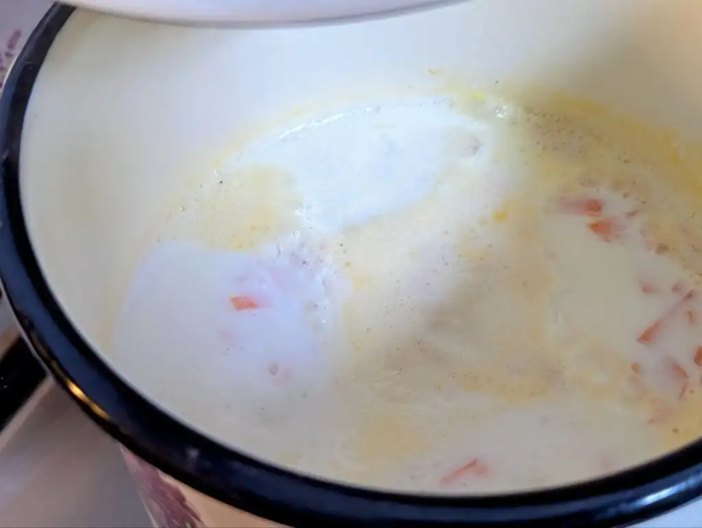 Інгредієнти для молочного супу